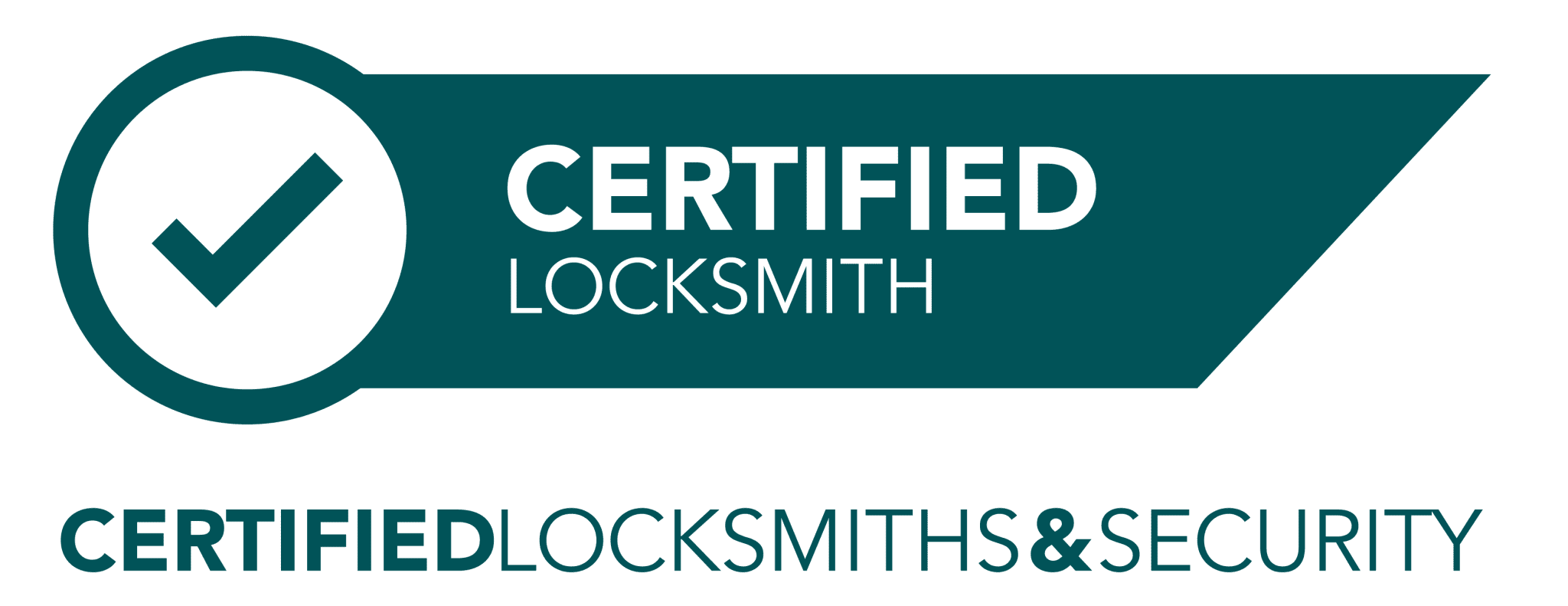 Certified locksmiths and Security Logo for a locksmith near me