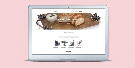 Portfolio example of a web design for derby & burton on trent ecommerce online shop company